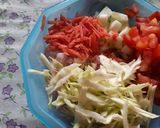 A picture of step 3 of Mix sprouts n mix vegetables salad 🥗.