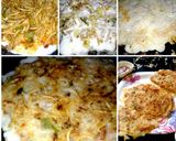 A picture of step 4 of Stuffed veg noodles dosa (chinese dosa).