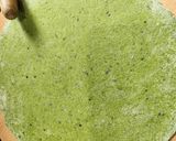 A picture of step 6 of Palak Aata Namkin.