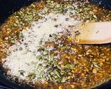 A picture of step 6 of Roasted sunflower seeds & other seeds spiced jaggery brittle.