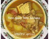 Foto langkah ke 5 dari resep Kare Ayam Tahu Kentang.