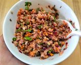 Hình bước làm 3 của món Rau củ băm xào chay