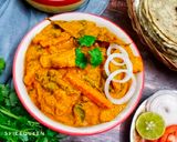 A picture of step 9 of Vegetable Kolhapuri.
