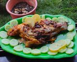 A picture of step 3 of Tandoori grilled fish.