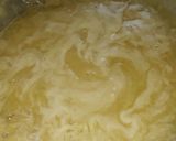 A picture of step 3 of Coconut burfi.
