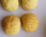 A picture of step 1 of CARAMELIZED APPLES WITH SALTED CARAMEL ICE-CREAM #themechallenge.