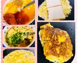 A picture of step 1 of Omelette sandwich for tiffin box.