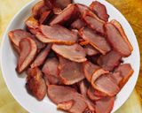 Hình bước làm 1 của món Lườn và gan ngỗng sốt tiêu đen