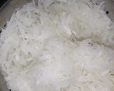 A picture of step 1 of Ash gourd halwa.