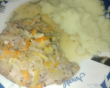 Foto del paso 5 de la receta: Costeletitas de cerdo al pomelo con puré de papas