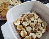A picture of step 1 of Banana walnut pudding.