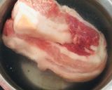Hình bước làm 1 của món Thịt heo luộc lắc sả tắc và canh bí đao