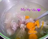 Hình bước làm 1 của món Hủ tiếu xương và lưỡi heo