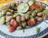 A picture of step 9 of Peanut chaat.