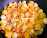 Hình bước làm 4 của món Thịt kho trứng cút và đậu hủ
