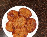 A picture of step 8 of Rabdi malpua.