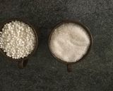 A picture of step 1 of Malaysian Sago Sweet (Sabudana ki methai).