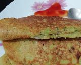 A picture of step 8 of Peas Uttapam.