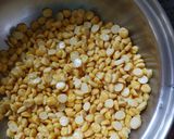 A picture of step 1 of Fried Bottle gourd dal chana dal.