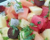 A picture of step 1 of Mix fruits chaat.
