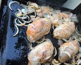 Une image de l'étape 7 de Filets de canard marinés citron vert poivron et oignon rouge caramélisé.