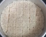 A picture of step 5 of Coconut Burfi.