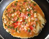 A picture of step 4 of Masala omelette.
