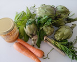 Foto del paso 1 de la receta: Conejo con verduras