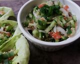 A picture of step 3 of Tabouli salad.