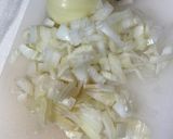 A picture of step 1 of Coconut Milk Pumpkin Soup with Dumplings.