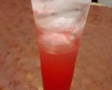 A picture of step 4 of Team contest#peaches team#italian summer drink.