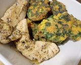 Foto del paso 4 de la receta: Fritos de acelga y choclo con pollo