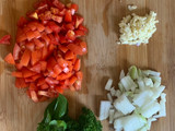 Prawn Fettuccine with Tomato Sauce