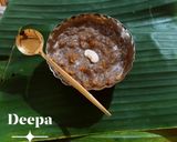 A picture of step 6 of Ada Pradhaman/ flatten rice/ poha pudding / kheer.