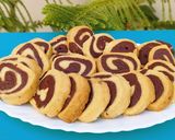 A picture of step 11 of Pinwheel Cookies 😍😍.