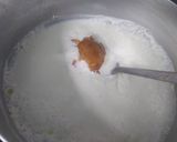 A picture of step 1 of Nolen Gurer Rasogollar Payesh.