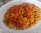 Foto del paso 3 de la receta Paella mixta rústica con conejo y marisco para 2