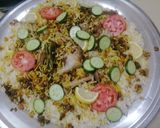 صورة لخطوة 4 من وصفة كبسه العزايم بلحم في قدر ضغط على طريقتي 😋😋😋