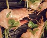 Une image de l'étape 5 de Gambas marinade au satay.