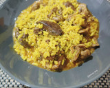 Foto del paso 6 de la receta: Arroz meloso trufado con hígados y mollejas de pollo