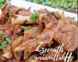 A picture of step 4 of Gosht Beliram.