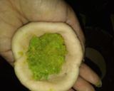 A picture of step 4 of Matar kachori.