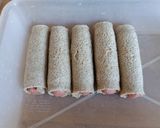 Foto del paso 2 de la receta: Rulos crujientes de Salchichas y Queso