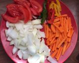 Foto del paso 1 de la receta: Saltado de Pollo
