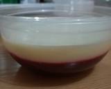 Puding Buah Naga Lapis Susu langkah memasak 5 foto