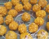 A picture of step 4 of Boondi and Motichoor Laddoos.