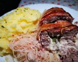 Göngyölt tarja káposzta ágyon recept fázis 2 fotója