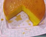 A picture of step 3 of Caramel bread pudding (eggless).