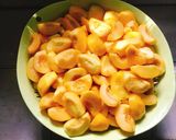 Hình bước làm 1 của món Đào ngâm (trà đào)