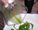A picture of step 6 of Flour Tortillas with Nopal and Spinach.